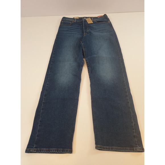 Levi's Ribcage Straight Jeans Womens High Rise Button Fly 32x32 NWT - Picture 1 of 15